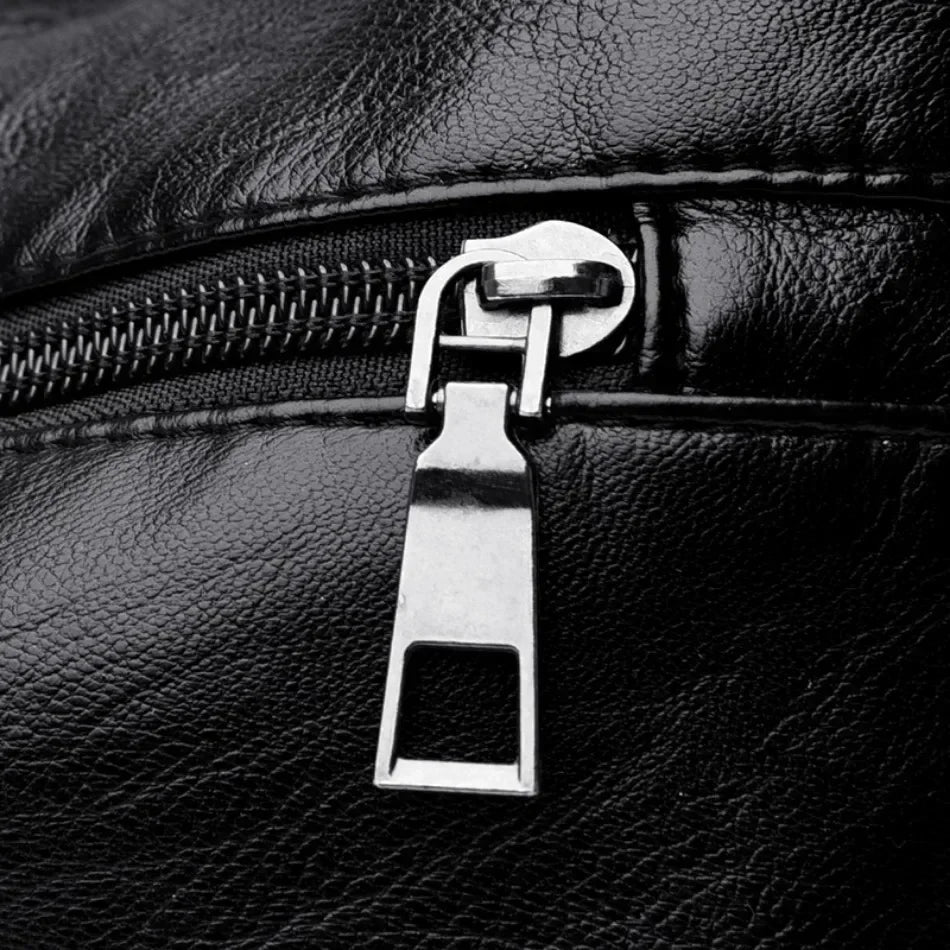 Women's Fashion Soft Leather Crossbody Bag 2024 Casual Multi-Pocket Messenger Retro Handbag Ladies Shoulder Bag with Zipper