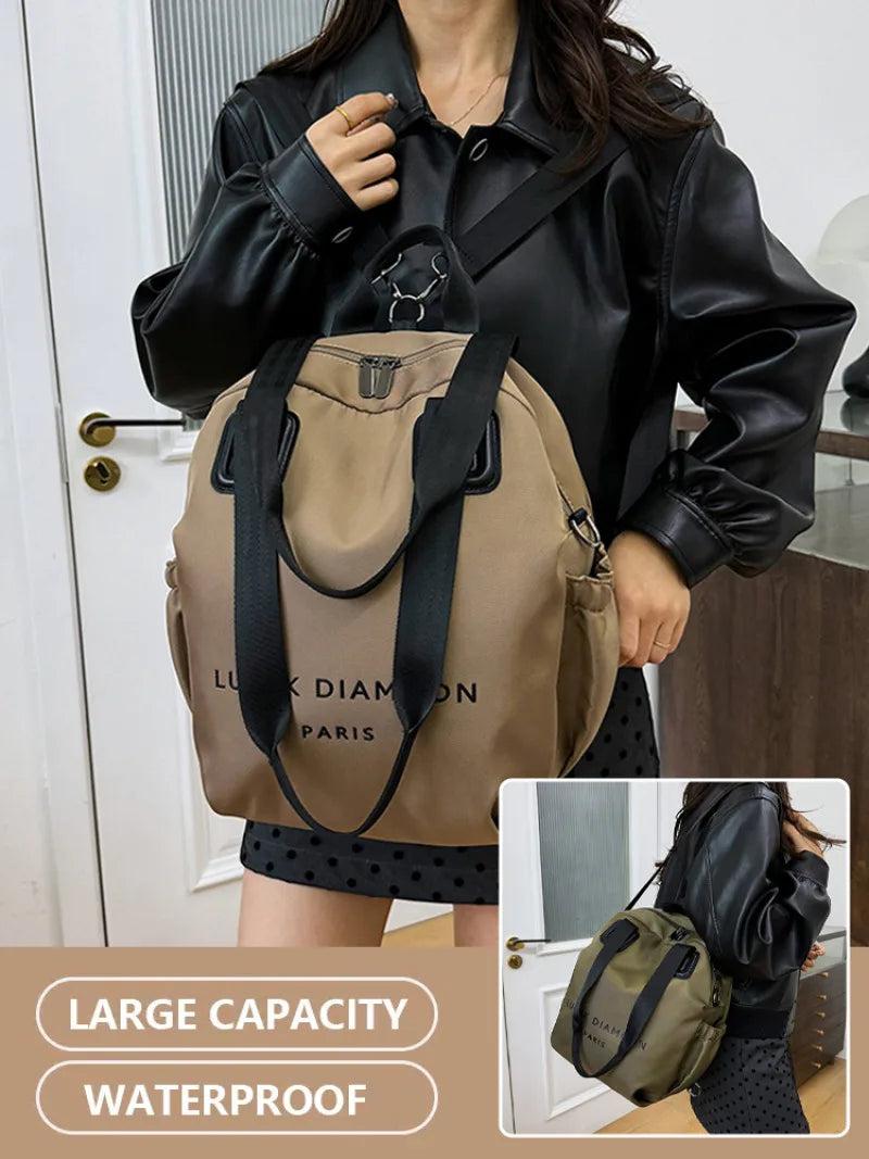 GMY Women's Large Capacity Backpack - Multi-purpose Stylish Minimalist Shoulder Bag, Ideal for Daily Use, Travel & Work