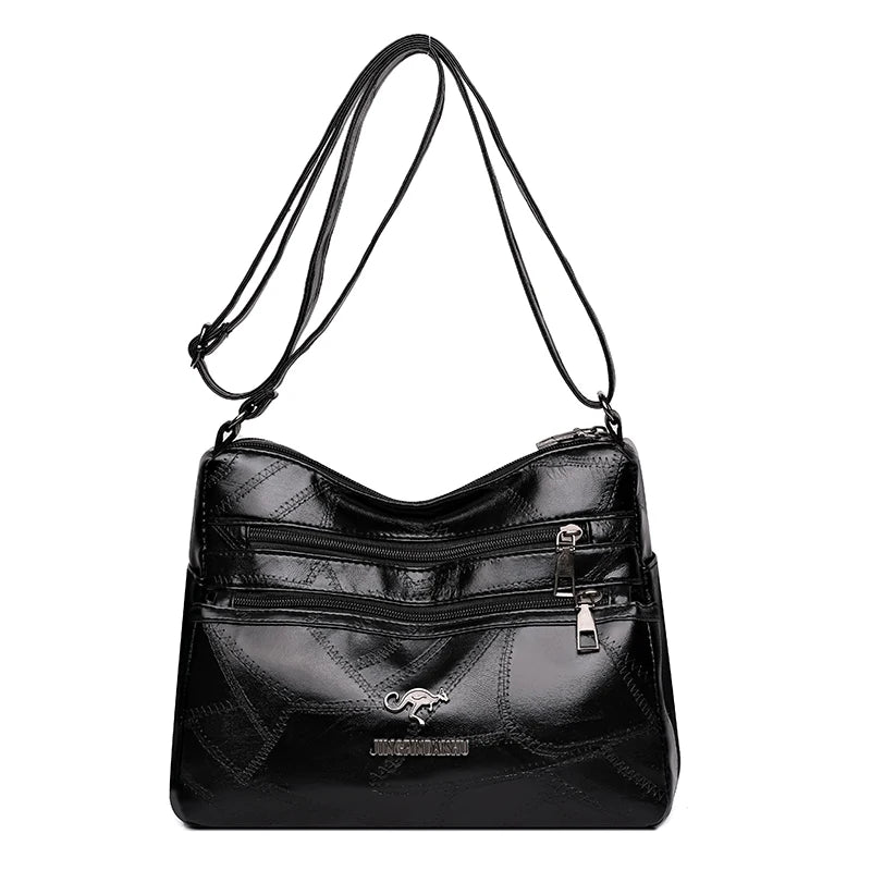 High Quality Women's Bag Design Multi-pocket Ladies Crossbody Shoulder Bags Vintage Pu Leather Luxury Purses and Handbags 2025