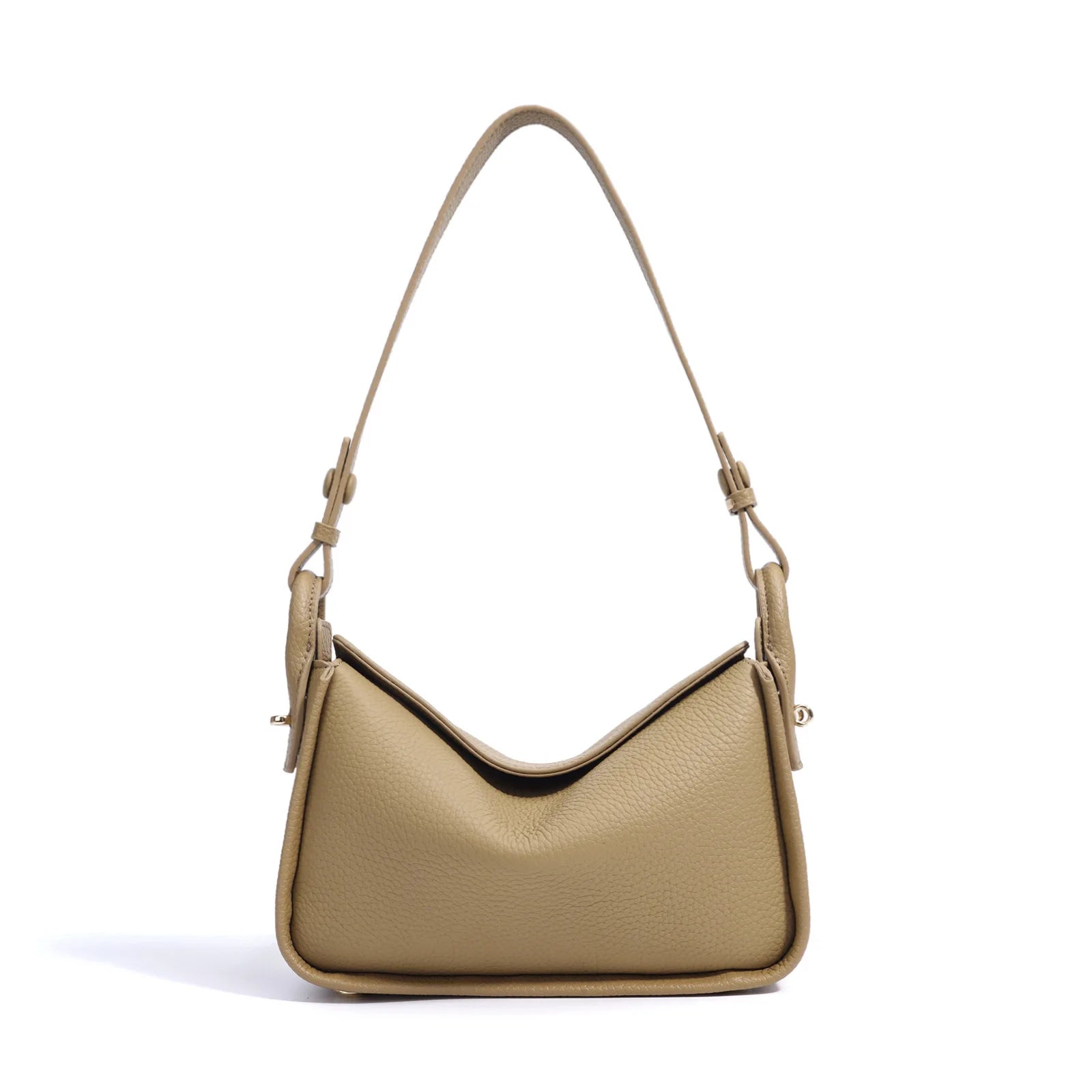 2025 New Genuine Leather Handbag Minimalist  Commuting Tote Large Capacity Light Luxury Women's Shoulder Bag High Quality